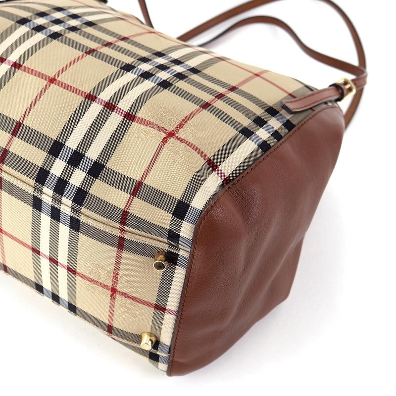 BURBERRY（バーバリー） バッグ 中古 トートバッグ ベージュ×ブラウン
