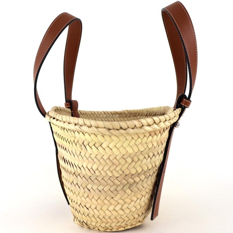 LOEWE（ロエベ） かごバッグ ラフィア バスケットバッグ スモール ヤシ