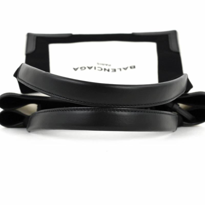 NAVY（BALENCIAGA） バレンシアガ バッグ ネイビー カバス S ホワイト