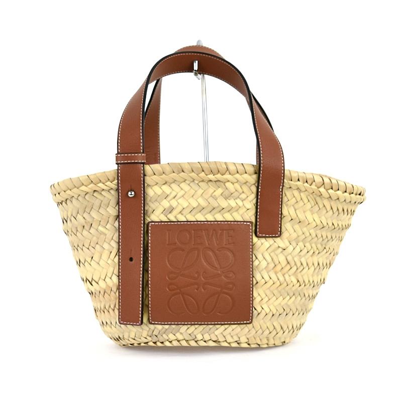 Basket（LOEWE） ロエベ バッグ 中古 ラフィア バスケットバッグ