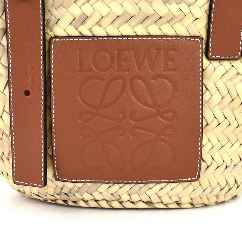 Basket（LOEWE） ロエベ バッグ 中古 ラフィア バスケットバッグ