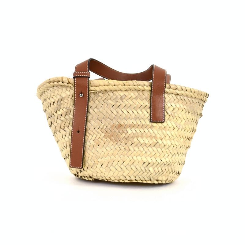 未使用品【LOEWE】カゴバッグ/スモール/ラフィア/バスケット Basket（LOEWE） ロエベ バッグ 中古 ラフィア バスケットバッグ