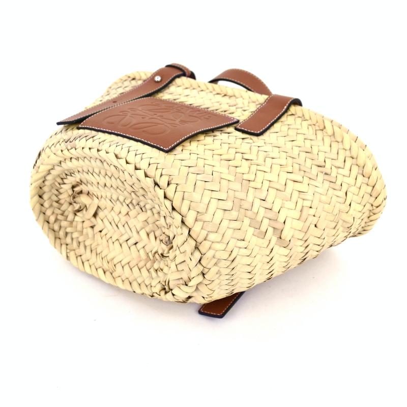 Basket（LOEWE） ロエベ バッグ 中古 ラフィア バスケットバッグ