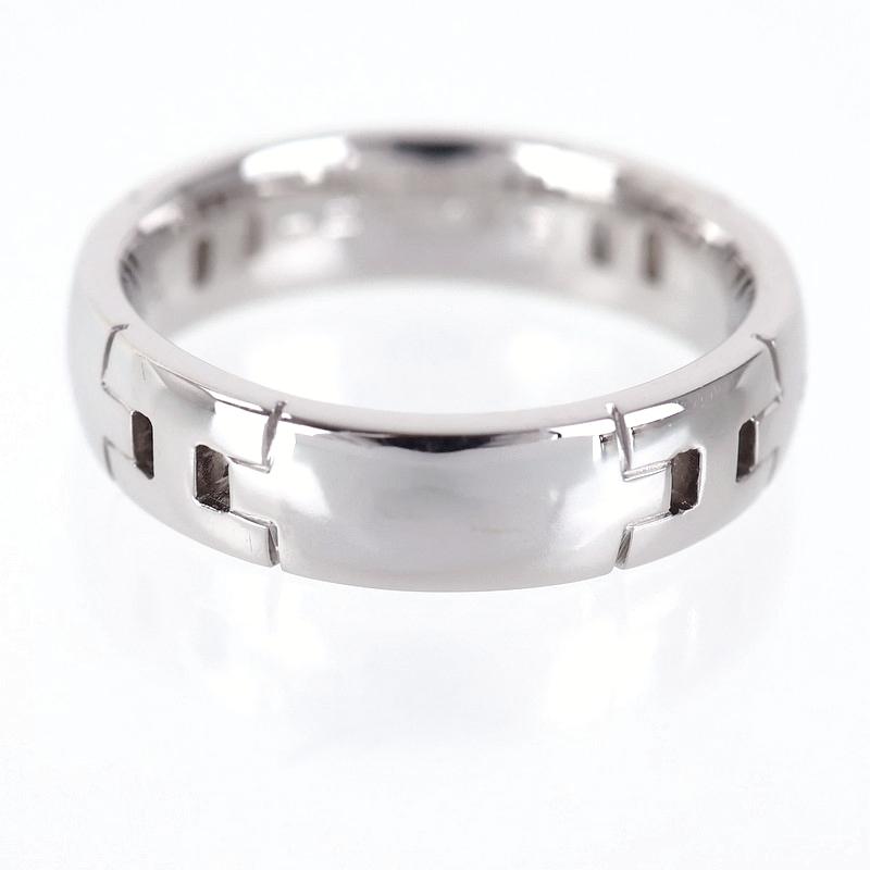 HERMES ターボリング 19号（サイズ60） HERMES エルメス ターボ リング 指輪 メタル シルバー #60 日本