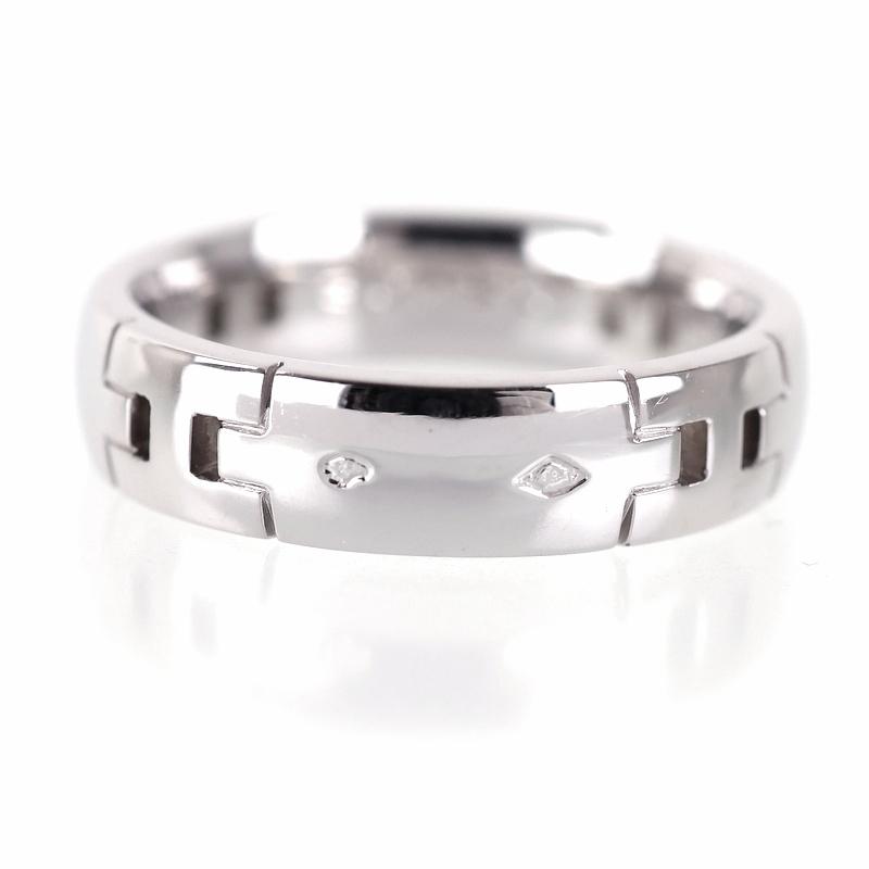 HERMES エルメス 指輪 K18WG ヘラクレス サイズ60 19号 リング