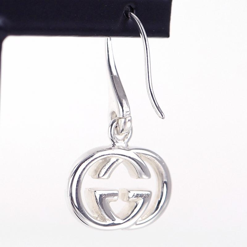 GUCCI（グッチ） フックピアス SV925 インターロッキングG GGモチーフ