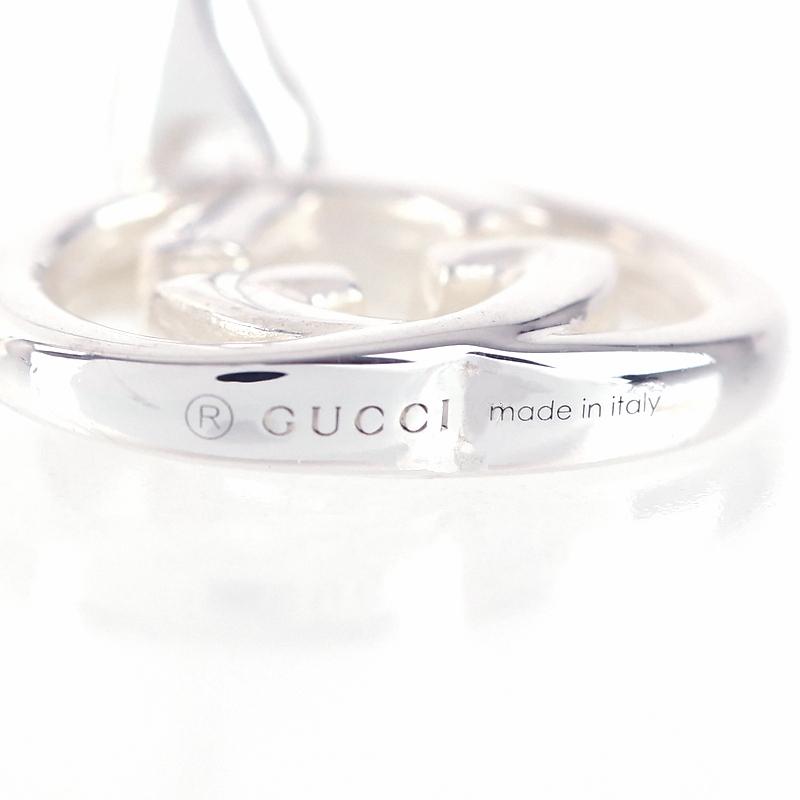 GUCCI インターロッキングフックピアス 片耳 GUCCI グッチ フックピアス SV925 インターロッキングG GG