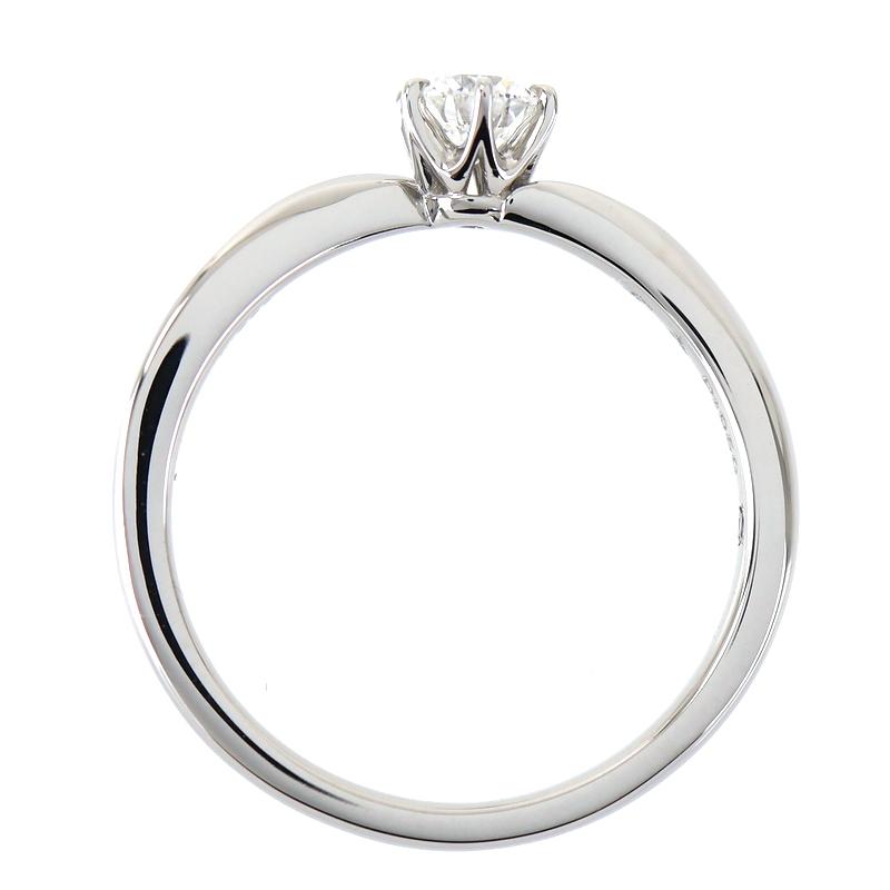 4℃ ヨンドシー 指輪 Pt950 11号 ダイヤ 0.265ct F-VS2-3EX-VSB-H＆Q