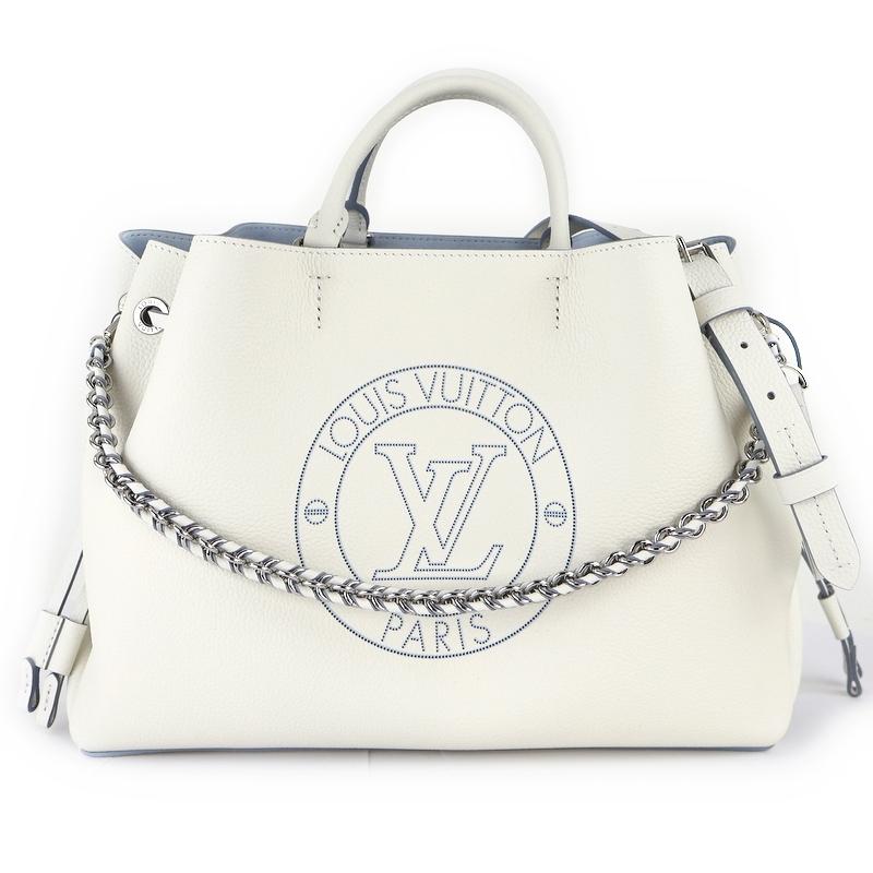 ルイヴィトン　トートバッグホワイトレザー ルイ・ヴィトンメンズ新作メンズッグ、モノグラム・キャンバスの