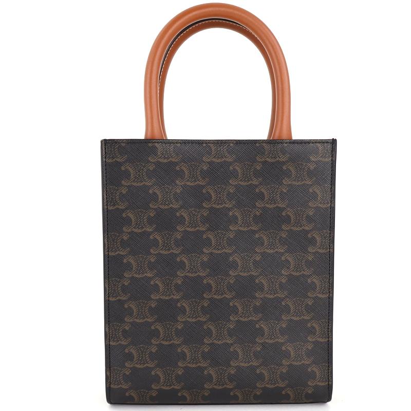 TRIOMPHE セリーヌ バッグ 中古 トリオンフ ミニバーティカル カバ