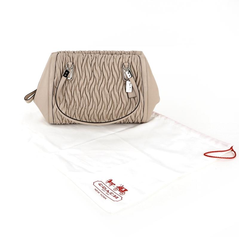 COACH（コーチ） ハンドバッグ マディソンギャザード 25259 ベージュ
