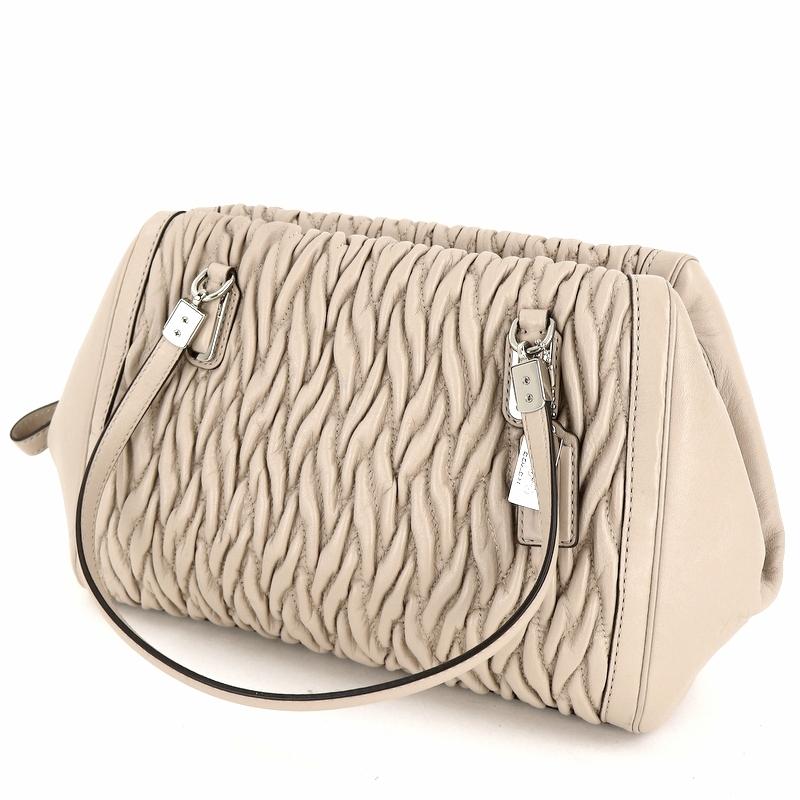 COACH（コーチ） ハンドバッグ マディソンギャザード 25259 ベージュ
