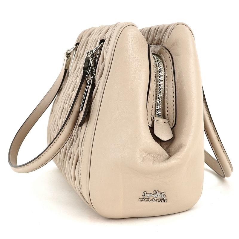 COACH（コーチ） ハンドバッグ マディソンギャザード 25259 ベージュ