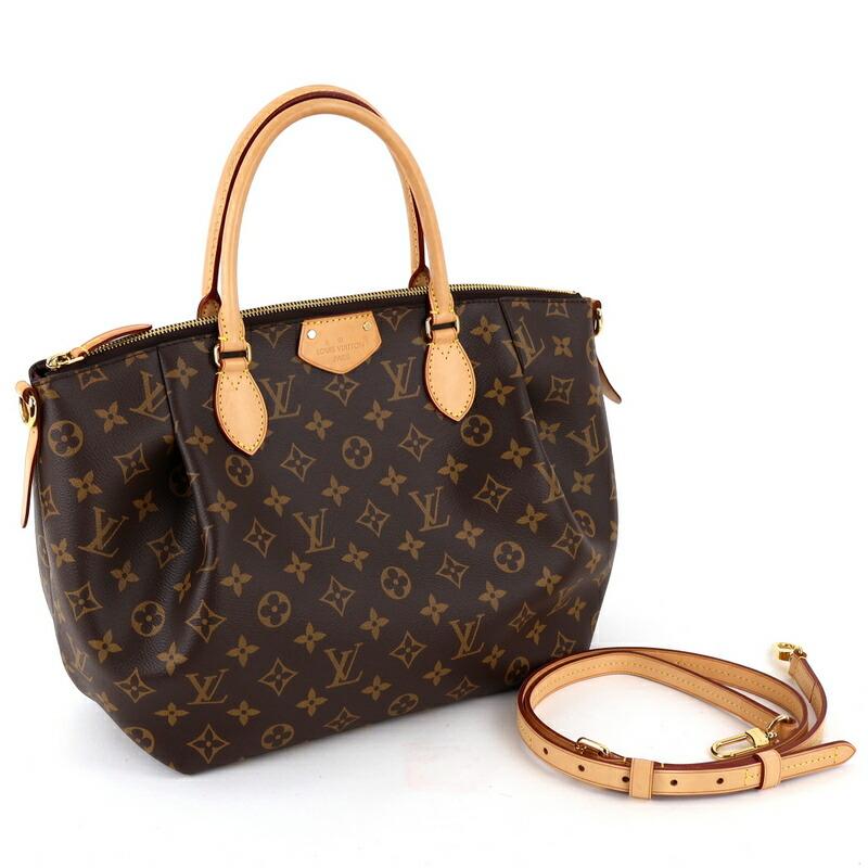 ルイ・ヴィトン LOUIS VUITTON テュレンMM M48814 ブラウン モノグラムキャンバス レディース ショルダーバッグ LOUIS VUITTON】ルイヴィトン『モノグラム テュレンMM』M48814
