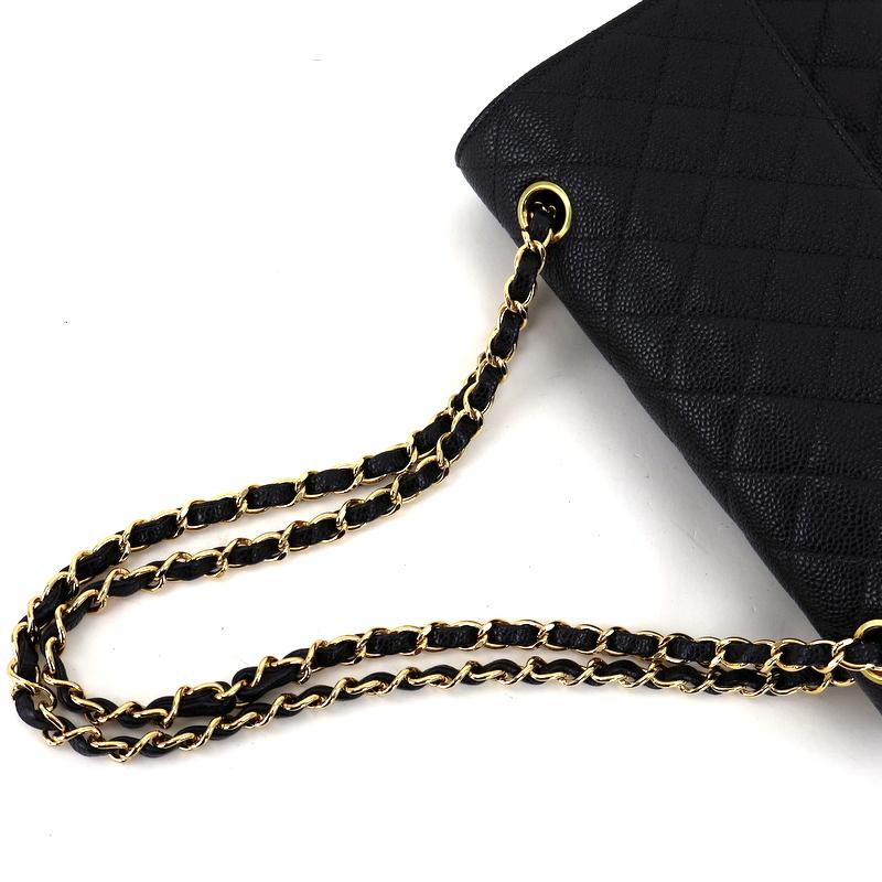 キャビアスキン シャネル バッグ チェーンショルダー 肩掛け