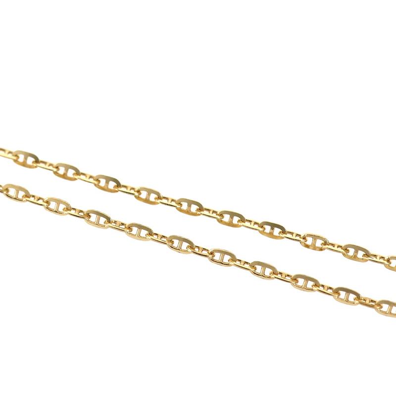 ネックレス 18金 エリザベス女王 コインモチーフ 45cm 2.2g
