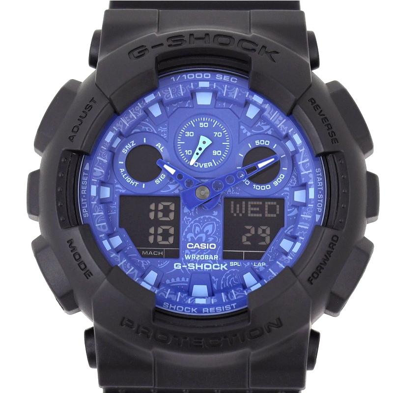 G-SHOCK Gショック デジタル×アナログ QZ GA-100シリーズ GA-100BP
