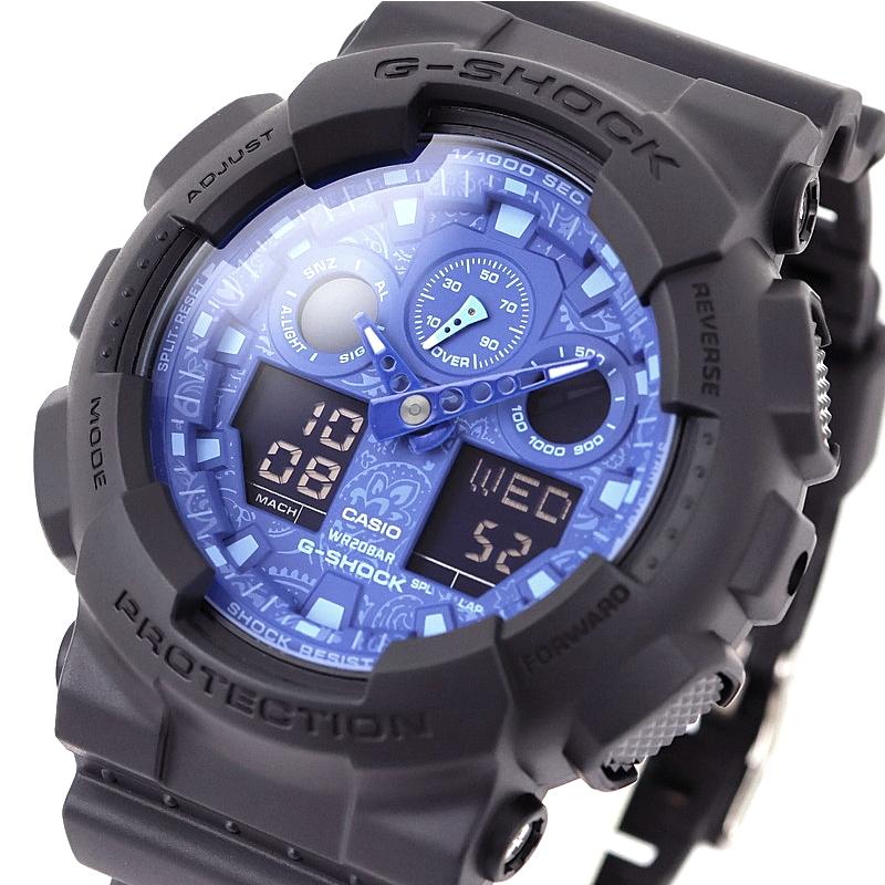 G-SHOCK Gショック デジタル×アナログ QZ GA-100シリーズ GA-100BP