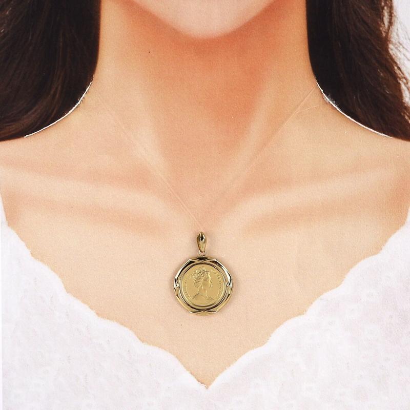 マン島キャット ペンダントトップ 24k 14k ペンダントトップ マン島キャットコイン 1/25OZ カバー付き K24