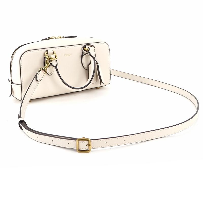 COACH コーチ バッグ 中古 バワリーサッチェル22 ホワイト CY917