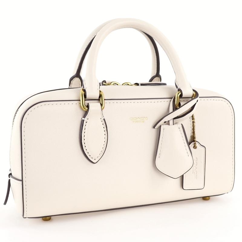 COACH コーチ バッグ 中古 バワリーサッチェル22 ホワイト CY917