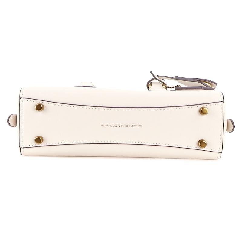 COACH コーチ バッグ 中古 バワリーサッチェル22 ホワイト CY917