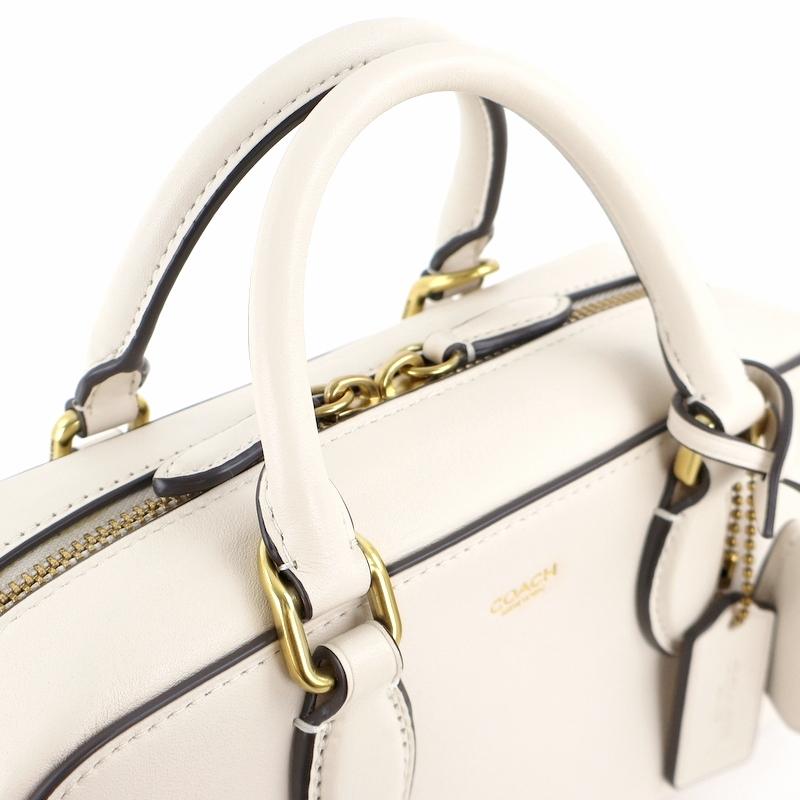 COACH コーチ バッグ 中古 バワリーサッチェル22 ホワイト CY917