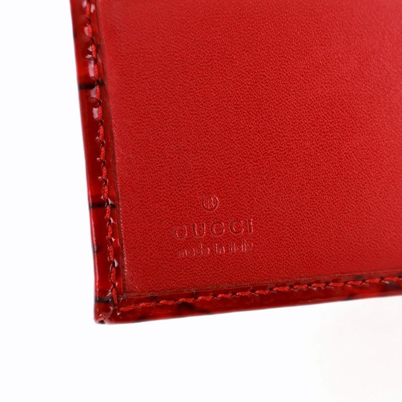 GUCCI グッチ 財布 レディース エナメル パテントレザー Wホック
