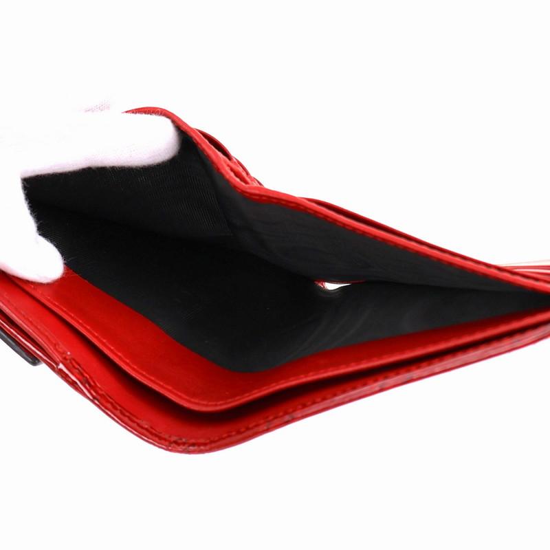 GUCCI グッチ 財布 レディース エナメル パテントレザー Wホック財布