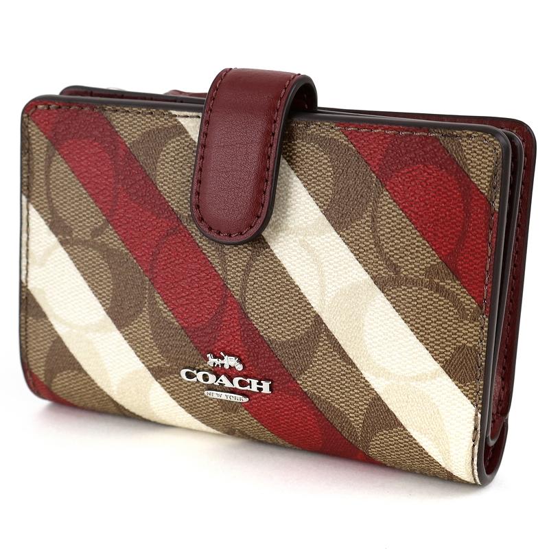 COACH（コーチ） 財布 レディース 二つ折り ミディアムコーナージップ