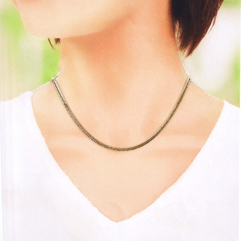 金色 ゴールド レディースネックレス 44cm 10g