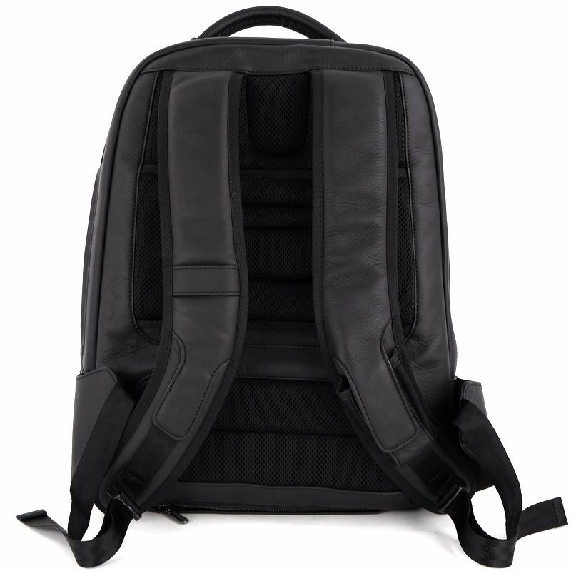 ダンヒル バックパック レザー ブラック 無地 ワンポイントロゴ