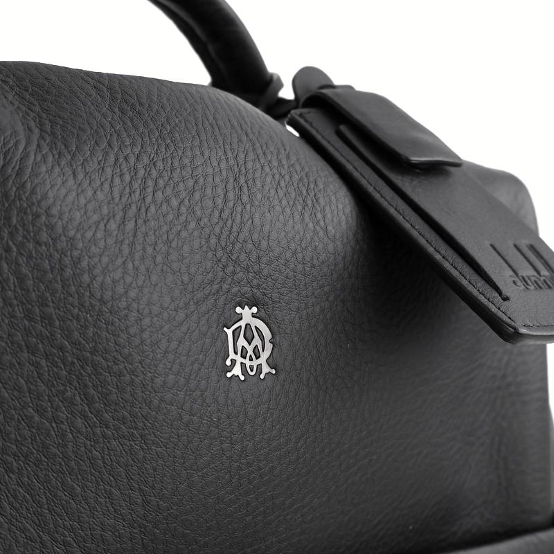 ダンヒル バックパック レザー ブラック 無地 ワンポイントロゴ