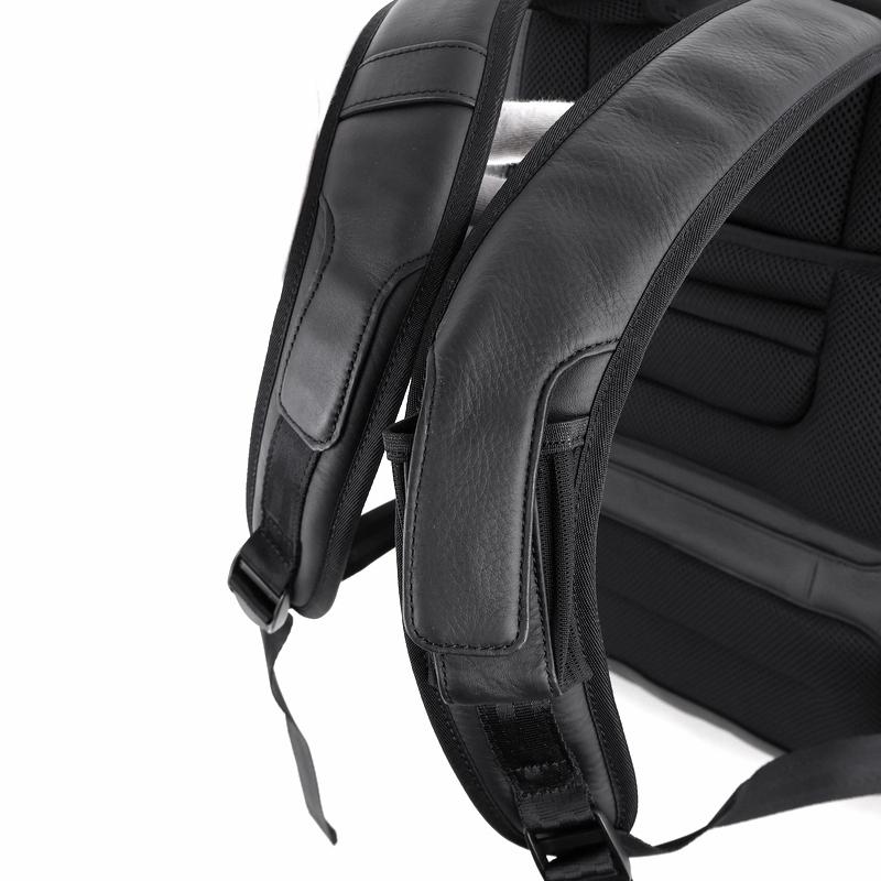 ダンヒル バックパック レザー ブラック 無地 ワンポイントロゴ