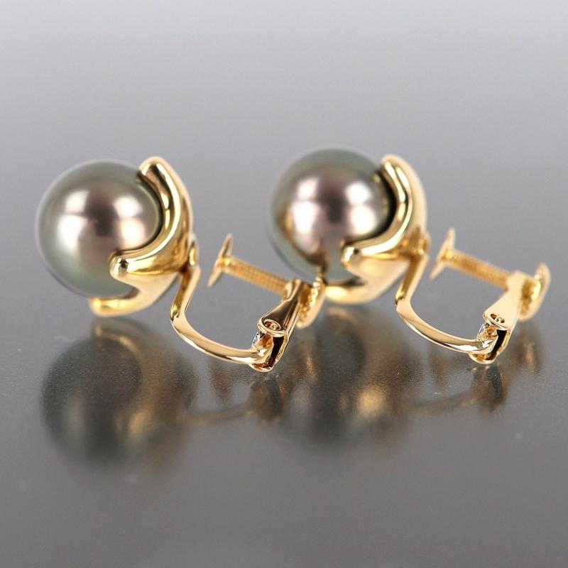 TASAKI（タサキ） 田崎 イヤリング レディース パール 9.4mm 真珠 18k