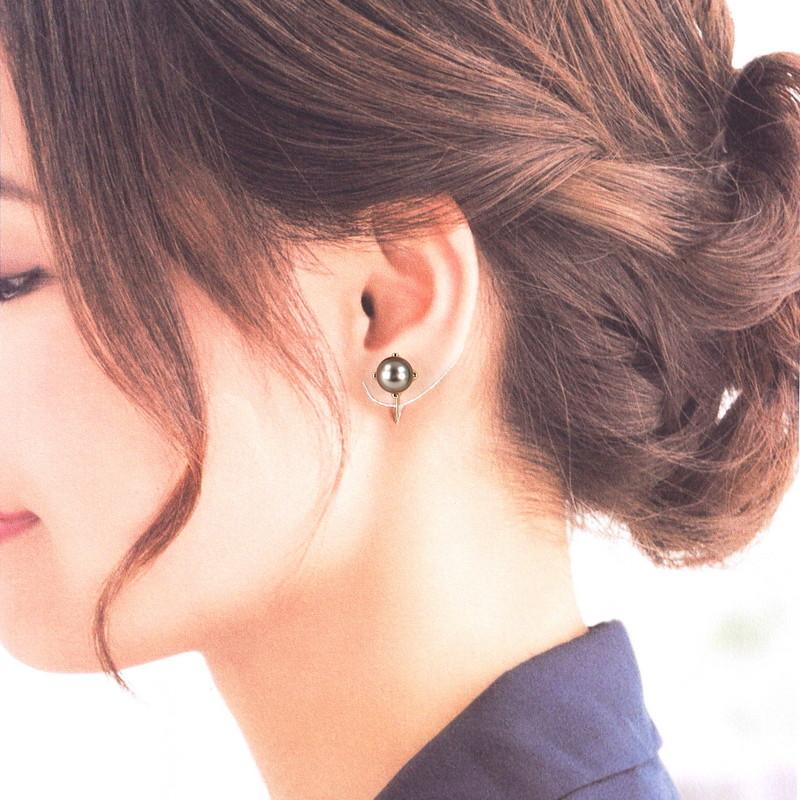 TASAKI（タサキ） 田崎 イヤリング レディース パール 9.4mm 真珠 18k