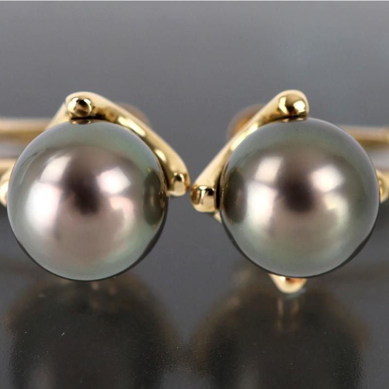 TASAKI（タサキ） 田崎 イヤリング レディース パール 9.4mm 真珠 18k