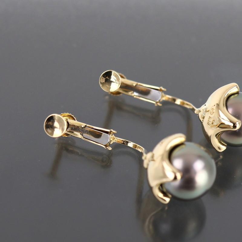 TASAKI（タサキ） 田崎 イヤリング レディース パール 9.4mm 真珠 18k 