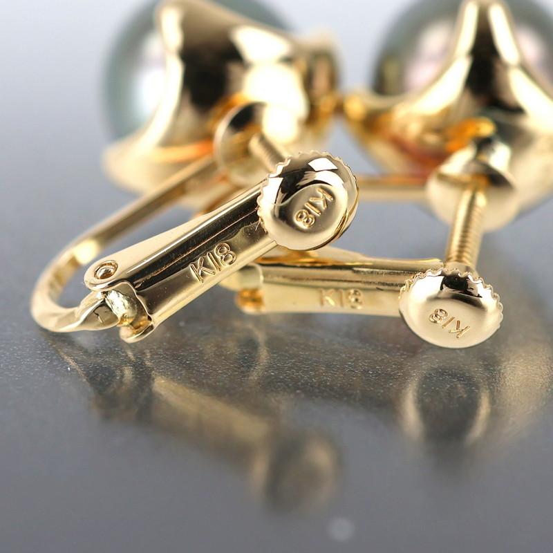TASAKI（タサキ） 田崎 イヤリング レディース パール 9.4mm 真珠 18k