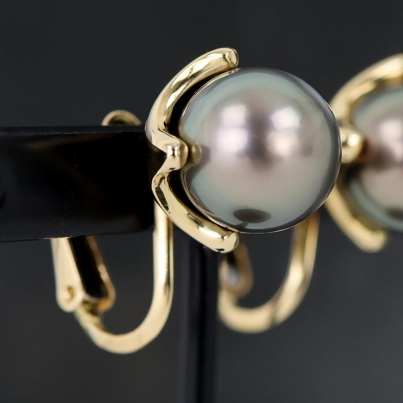 TASAKI（タサキ） 田崎 イヤリング レディース パール 9.4mm 真珠 18k