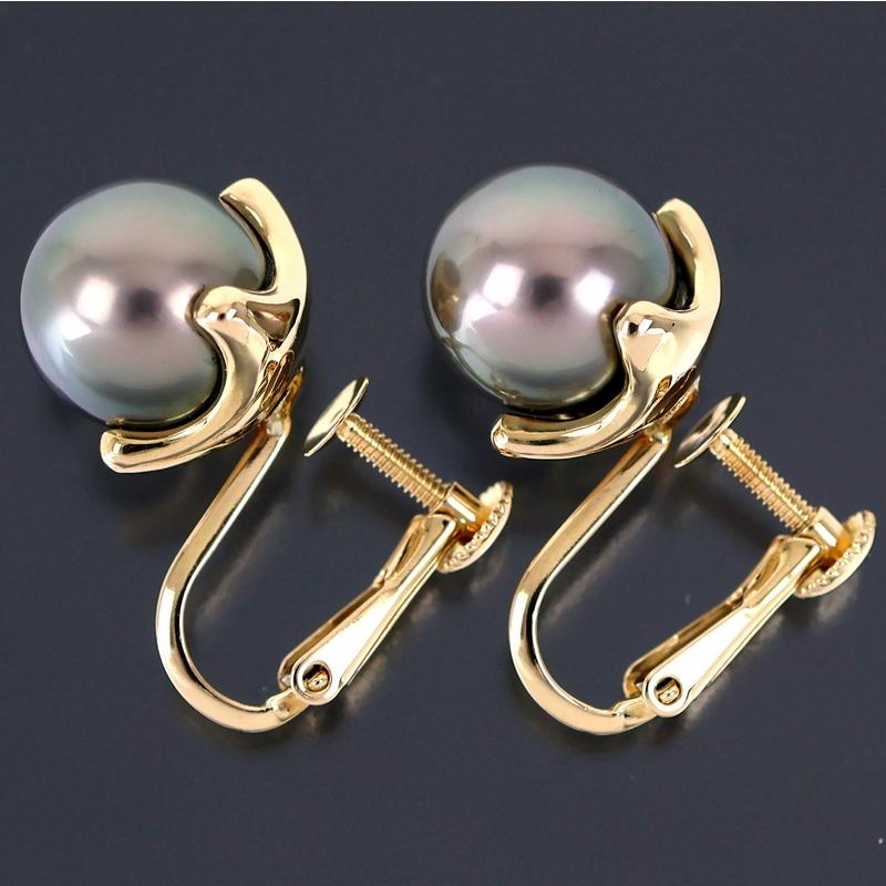 TASAKI（タサキ） 田崎 イヤリング レディース パール 9.4mm 真珠 18k 