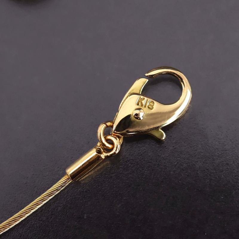 TASAKI（タサキ） パールステーションネックレス 9石 46cm K18YG 真珠