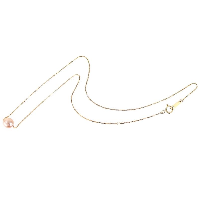 TASAKI（タサキ） 淡水パール ネックレス K18YG 40cm フローラパール