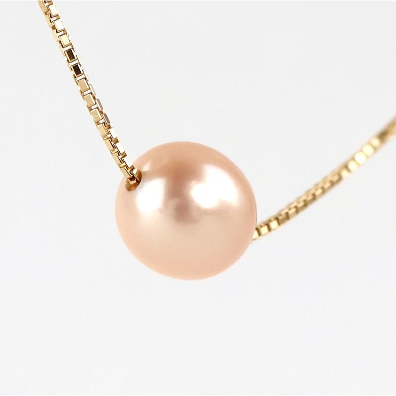 TASAKI（タサキ） 淡水パール ネックレス K18YG 40cm フローラパール