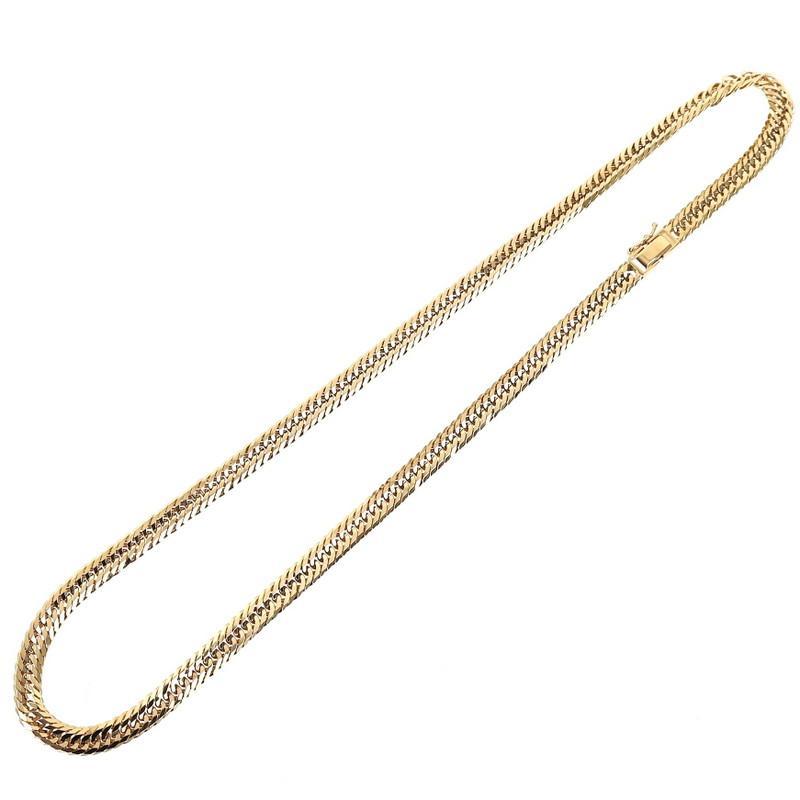 喜平 ネックレス 12面トリプル喜平 50cm 50.5g 50g 18k 18金 イエロー