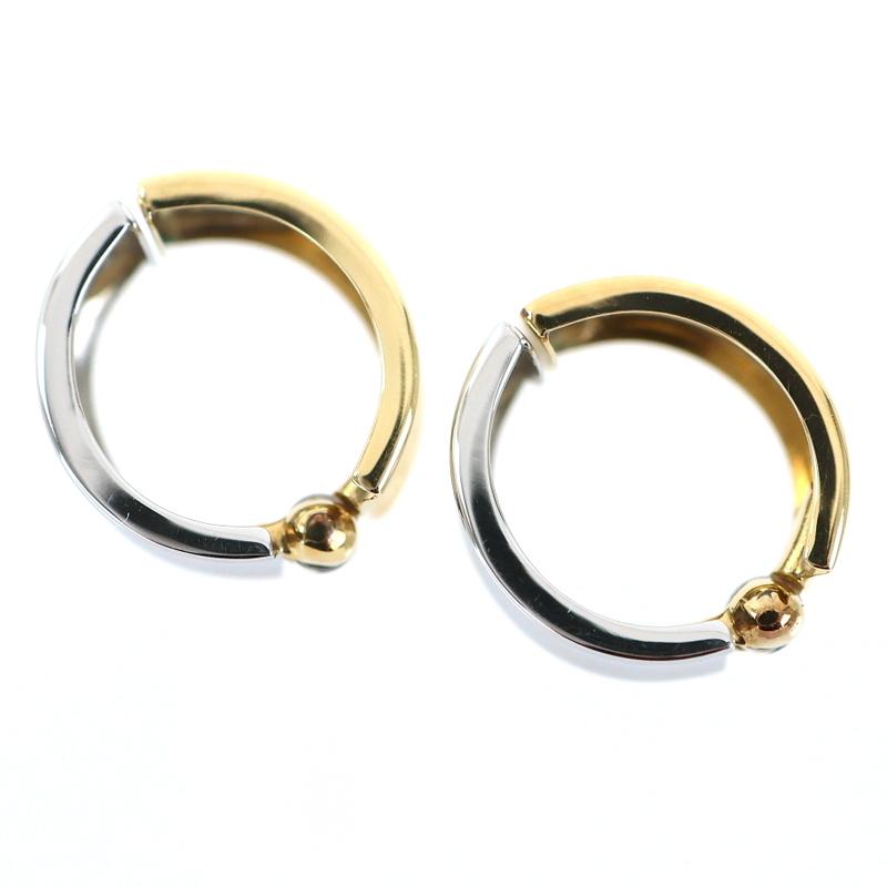 イヤーカフ イヤークリップ 18金 18k イエローゴールド プラチナ 両耳