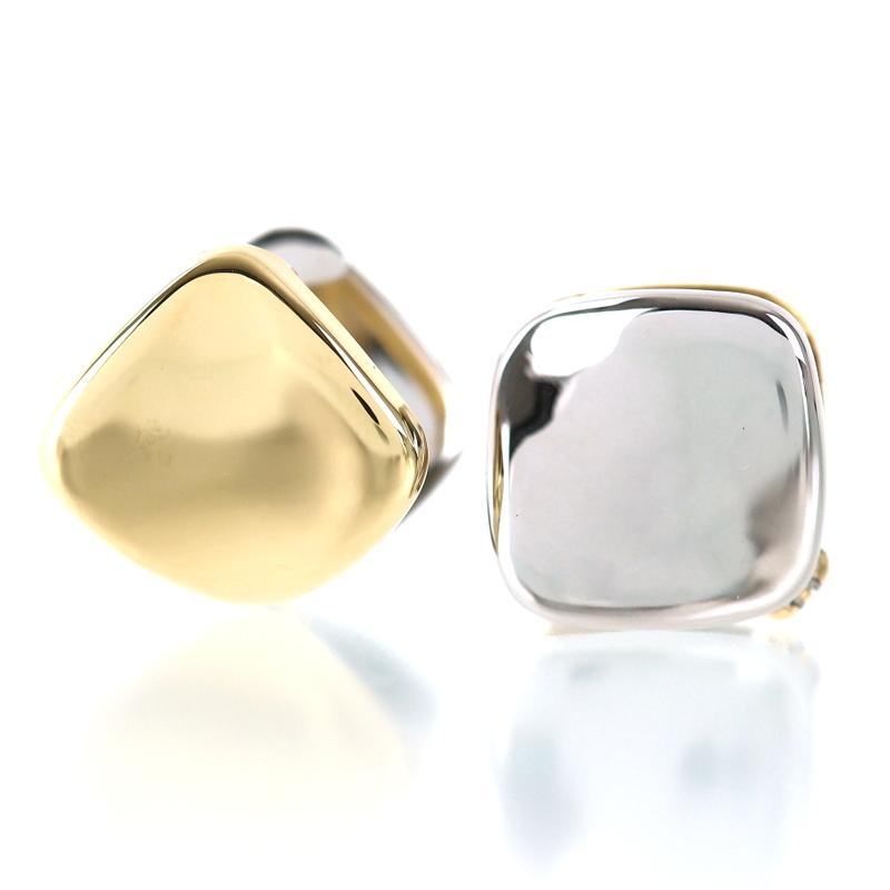 イヤーカフ イヤークリップ 18金 18k イエローゴールド プラチナ 両耳