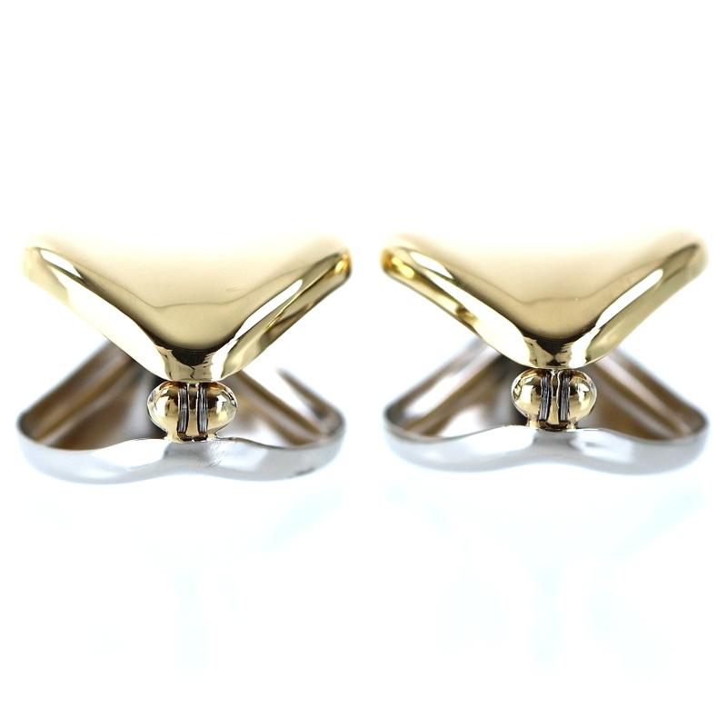 イヤーカフ イヤークリップ 18金 18k イエローゴールド プラチナ 両耳