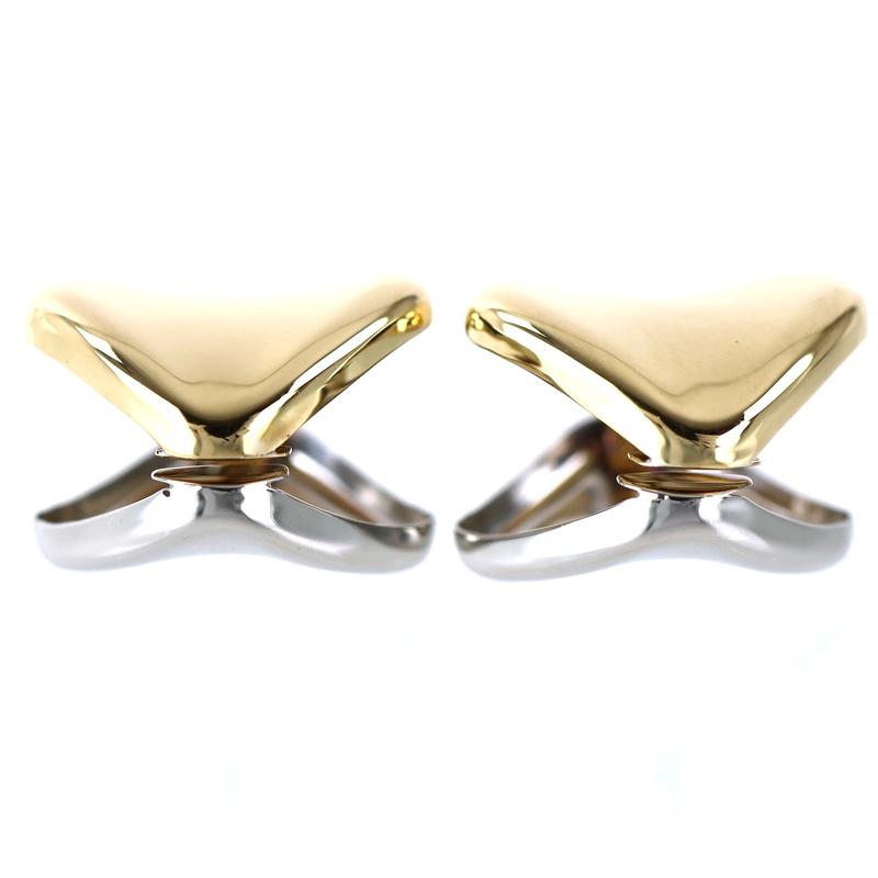 イヤーカフ イヤークリップ 18金 18k イエローゴールド プラチナ 両耳