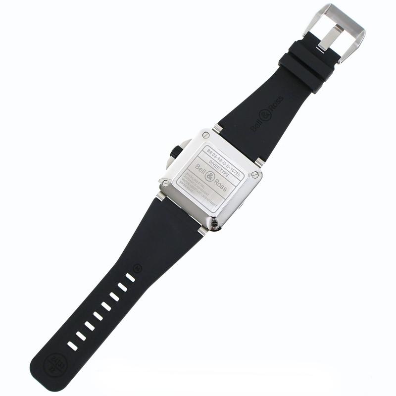 ベル&ロス 腕時計 メンズウォッチ BR-03 ダイバー ブラックスティール